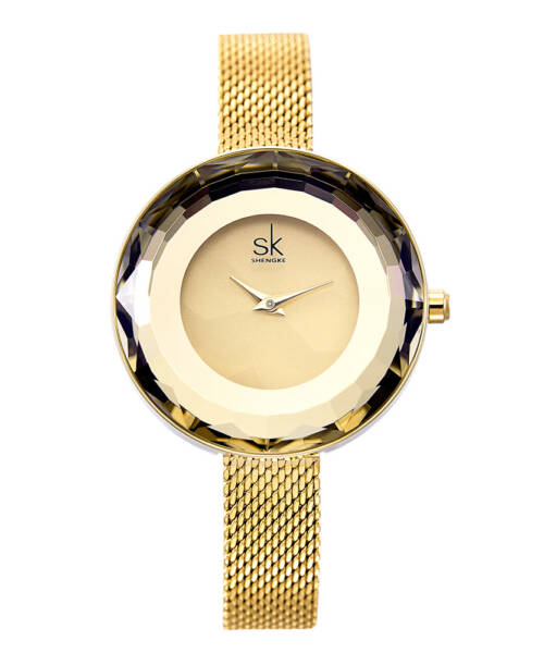 K0100-Concentric Circle Design Minimalist Flower Fashion Women's Watch