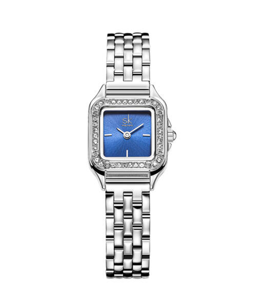 K0173-Exquisite Diamond-studded Sunray Pattern Square Women's watch