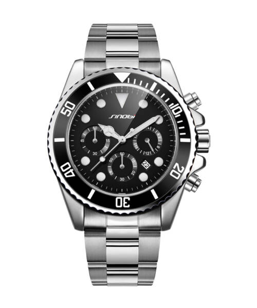 S9758-Multi-functional Stylish Calendar Luminescent Diving Men's watch