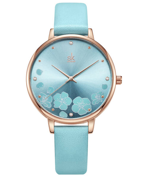 K0179-Elegant Sunray Texture Floral Women's Watch