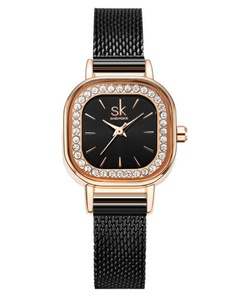 K0170-Diamond-encrusted Vintage Sun-textured Fshionable Women's watch