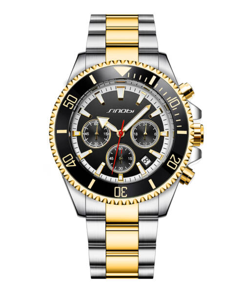 S9863-Classic Business Multifunctional Night Light Calendar Men's Watch