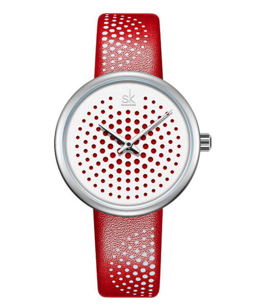 K0128-Creative Polka Dot Fashion Trend  Belt Women's Watch