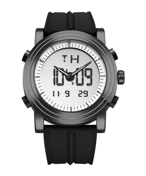 S9663-Simple and multi-functional dual-display design, stylish luminous men's watch