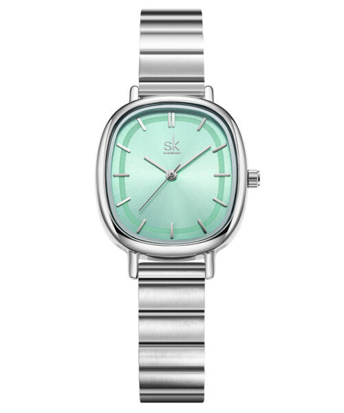 K0174-Elegant Sunray Texture Unique Oval-shaped Women's Watch