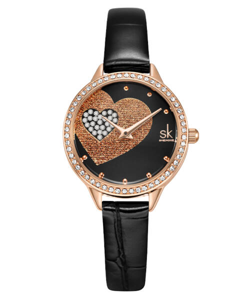 K0168-Exquisite Diamond-studded Fashion Heart-shaped Women's watch
