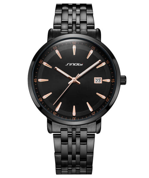 S9861-Minimalist Stylish Sunray Pattern Luminous Calendar Men's watch