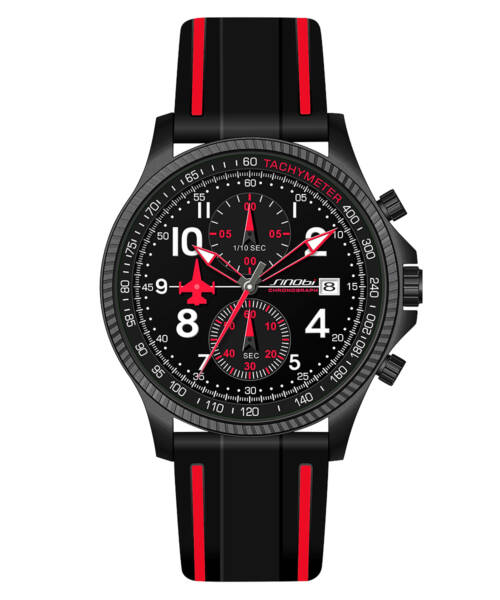 S9870-Creative Aircraft-inspired Fashionable Cool men's watch