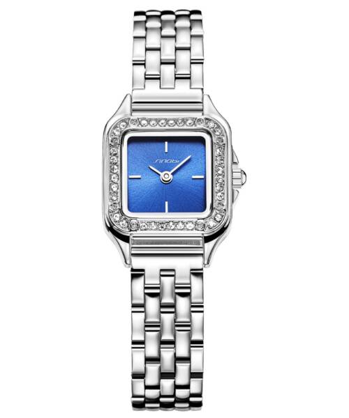 S9867-Exquisite Diamond-studded Sun pattern Square Women's Watch