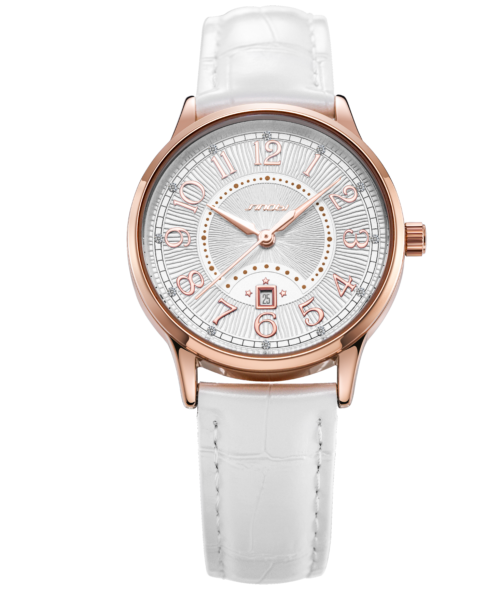 S9859-Exquisite Luxury  Elegance Radiant Pattern Calendar Women's Watch