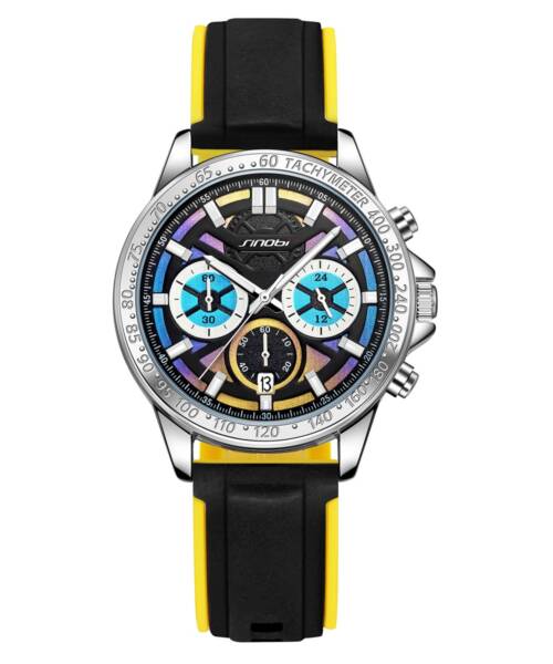 11S9886G Multi-functional hollow-out cool and stylish luminous calendar men's watch