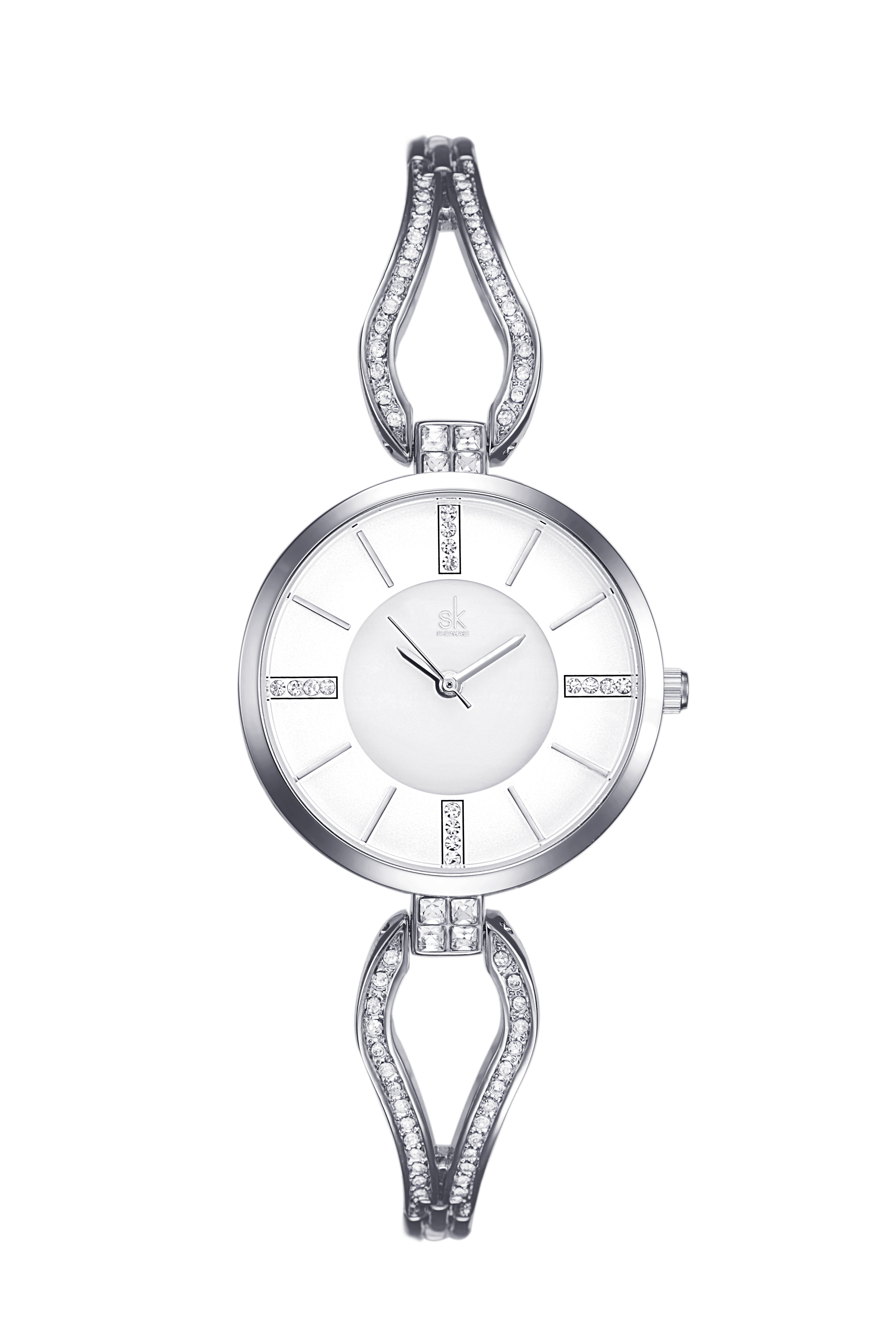 K0020-Simple and elegant river shell-studded fashionable women's watch