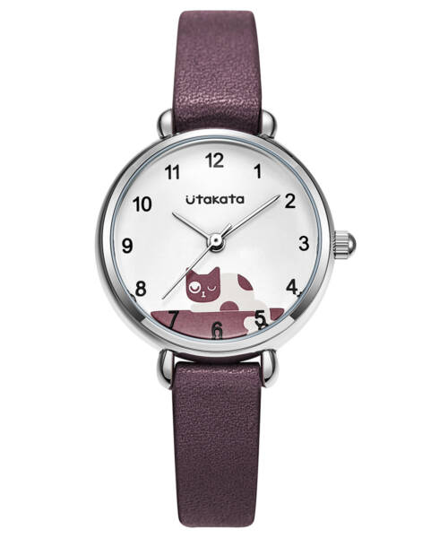 Cat-patterned, sweet, lively, adorable, and stylish women's watch