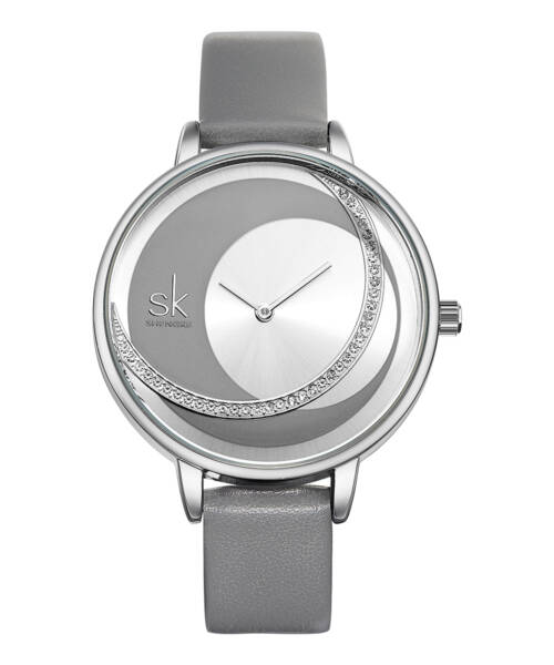 K0088-Encrusted Diamond Sunburst Fashion Quartz Women's Watch