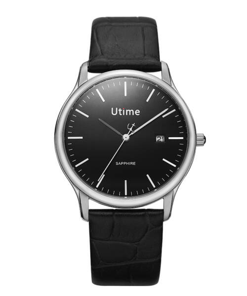 Classic, stylish, minimalist business calendar men's watch